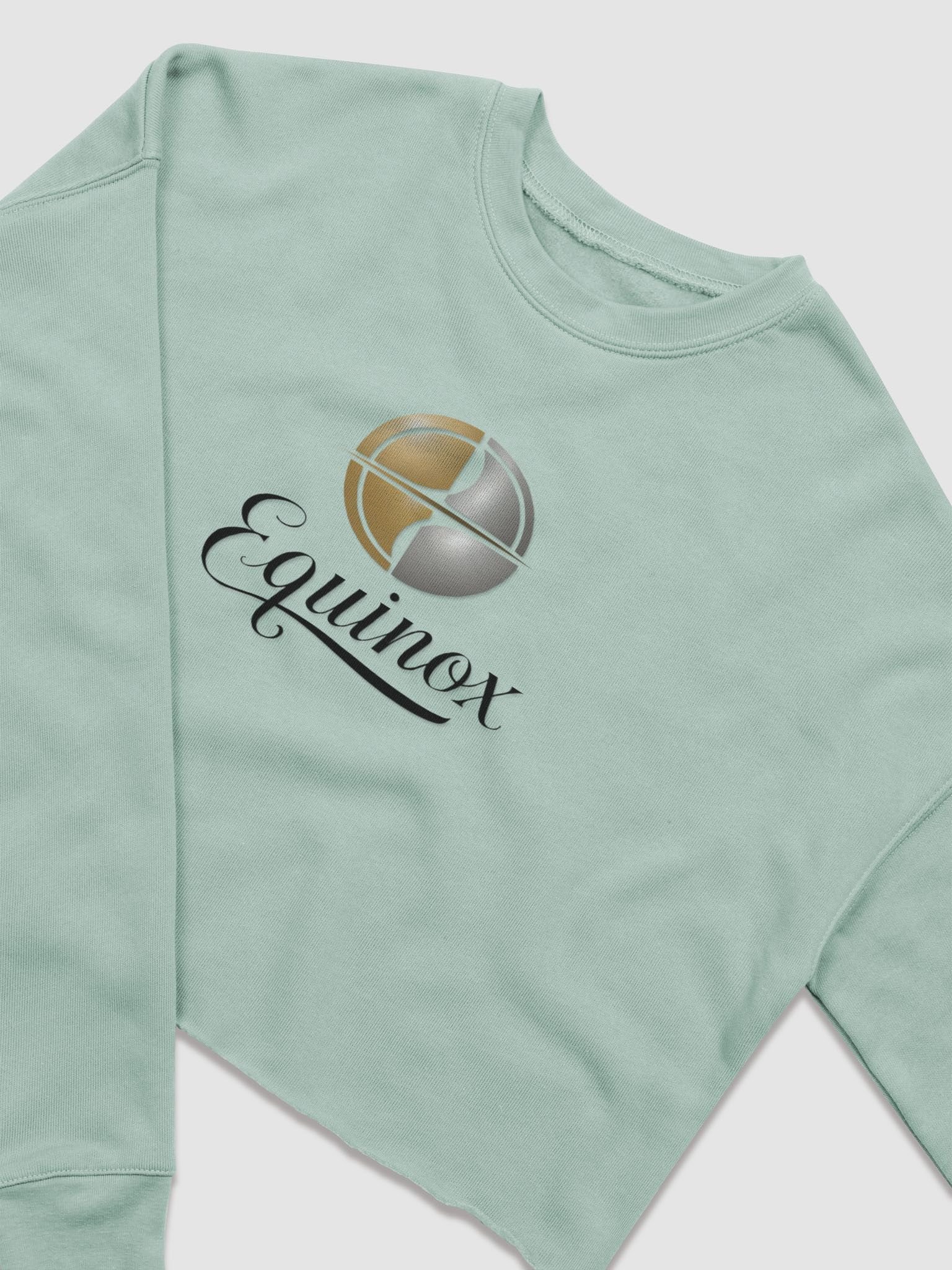 Equinox Women's Fleece Crop Sweatshirt - Cozy and Trendy product image (5)