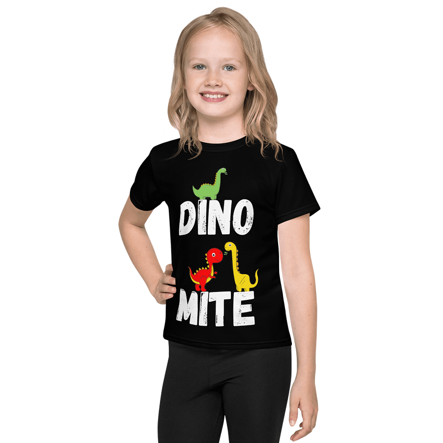Dino Mite Dinosaur Tshirt for kids product image (1)
