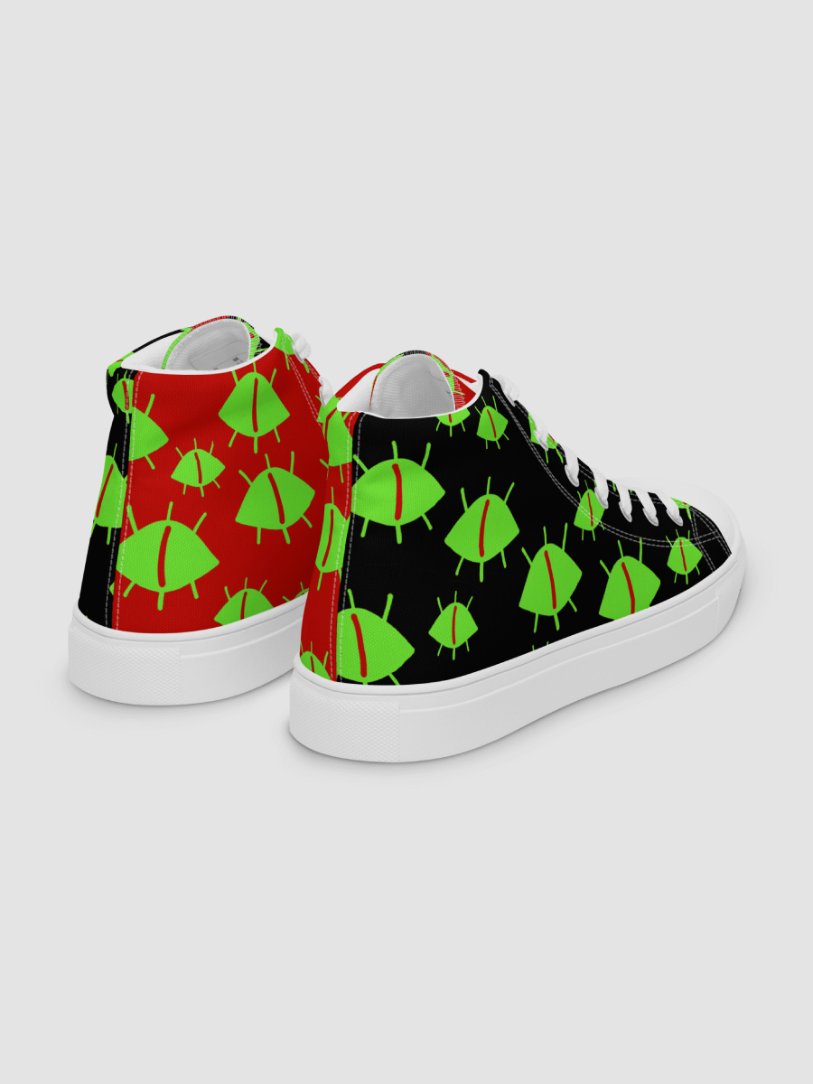 "Always Watching" Chaos Colored High Top Canvas Shoes product image (6)