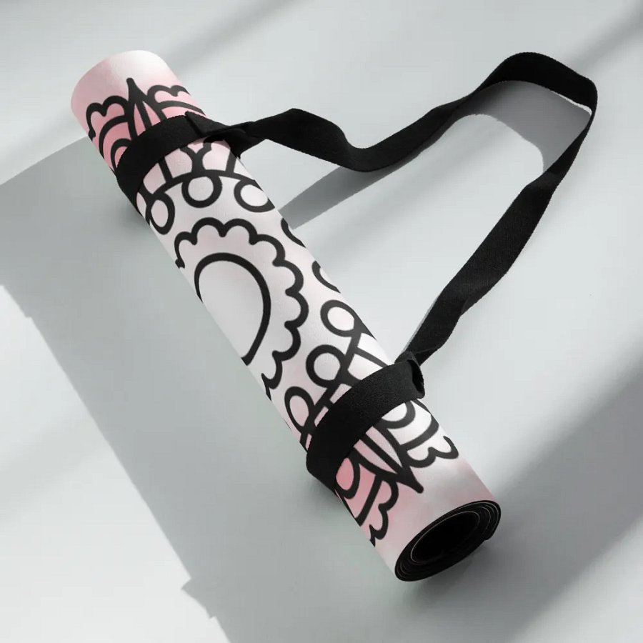 Pink Mandela Yoga Mat product image (6)