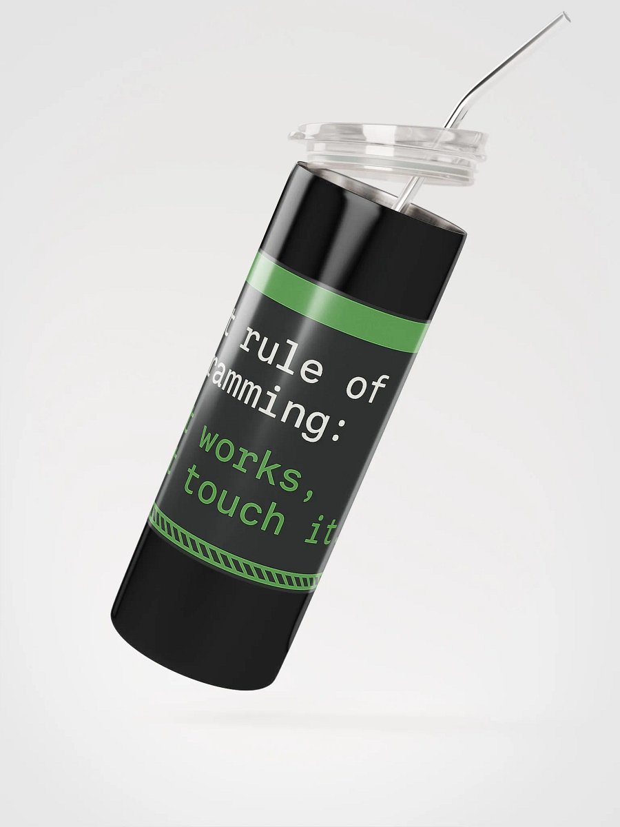 1st Rule of Programming Stainless Steel Tumbler product image (2)