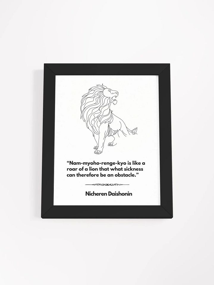 Nam-myoho-renge-kyo is like a roar of lion product image (1)