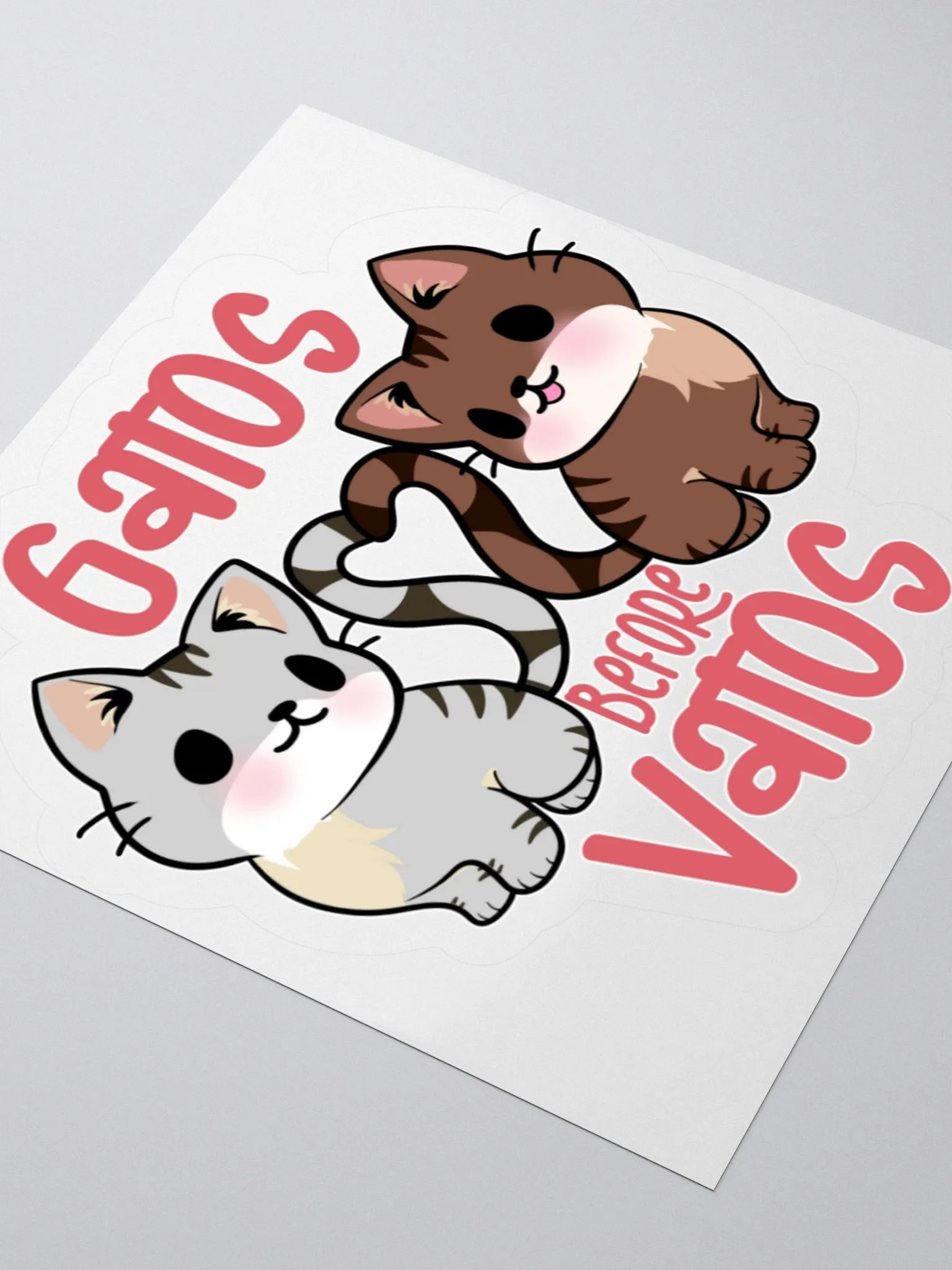 Gatos Before Vatos Sticker product image (3)