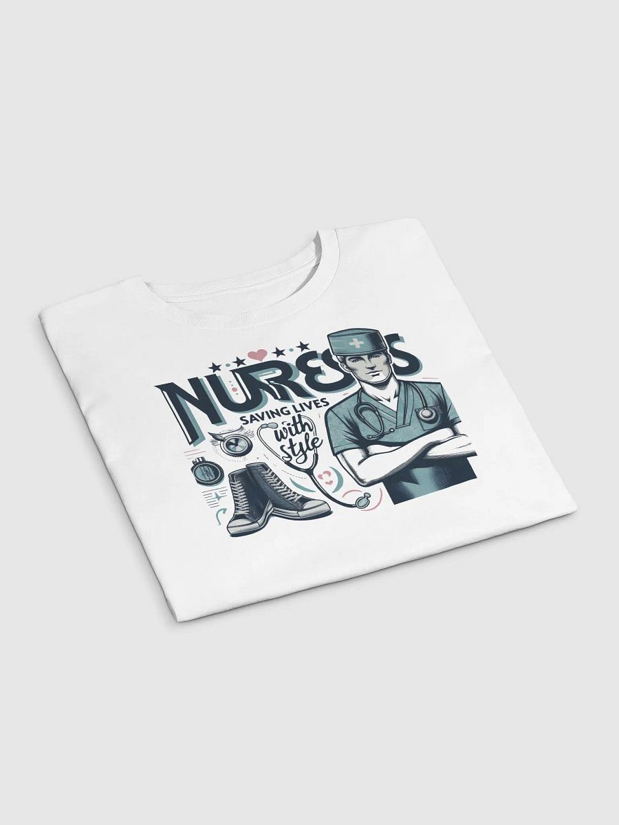 Stylish Nurse: Nurse's Saving Lives Crop Top product image (19)