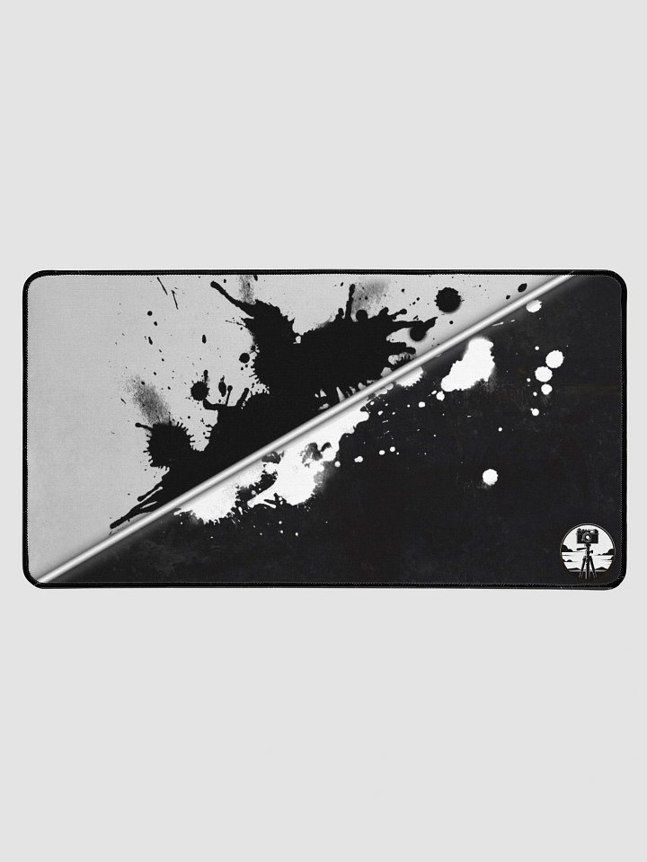 Black & White Splatter Deskpad product image (1)