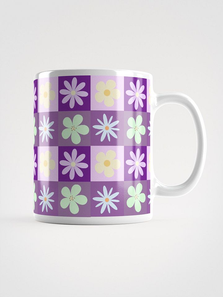Mauve Floral Pattern Mug product image (2)