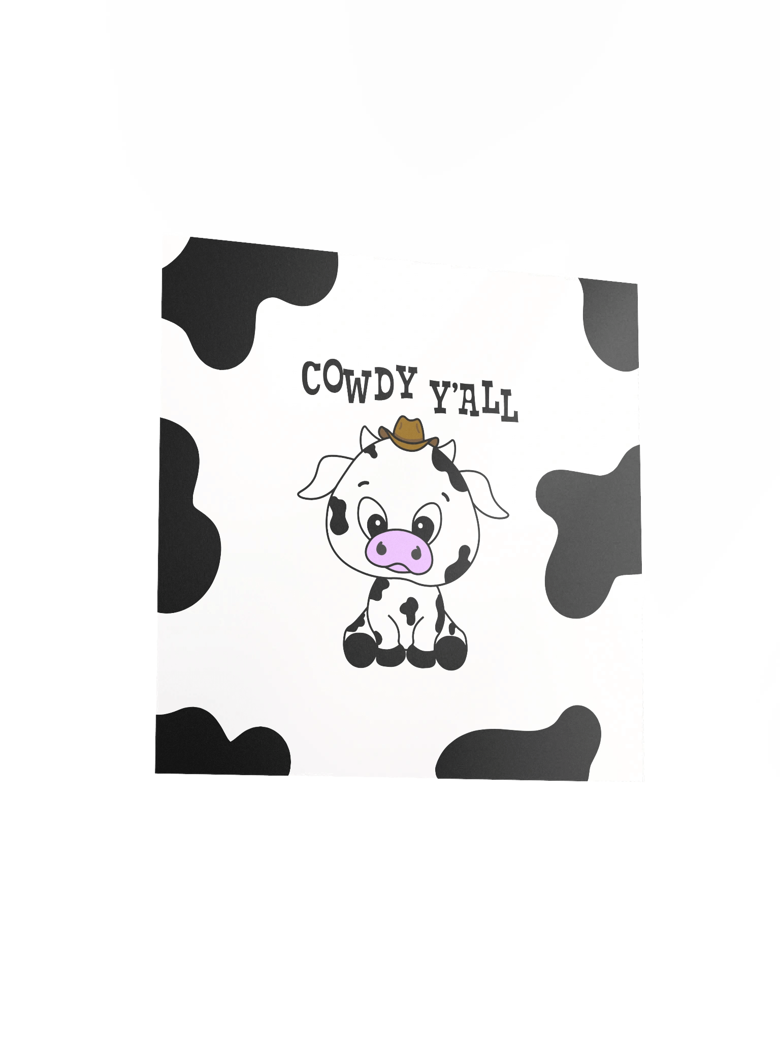 Cowdy Y'all Print | Funny Cow Print product image (3)