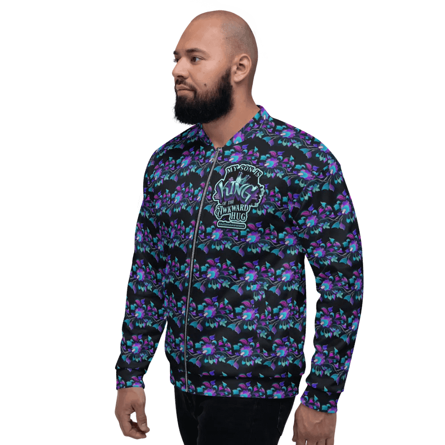 King of the Awkward Hug #Autism Awareness All Over Print Jacket product image (6)