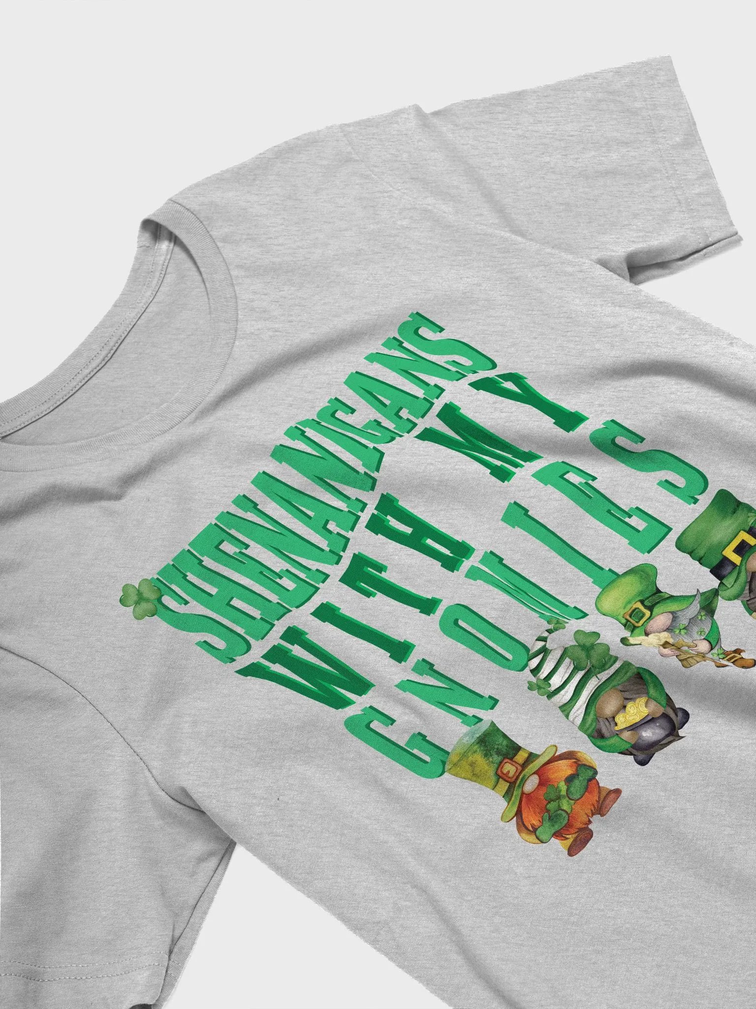 Shenanigans With My Gnomes St. Patrick's Day St Paddy Day T-Shirt product image (4)