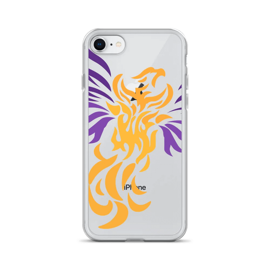 Rising Phoenix Clear Phone Case product image (1)