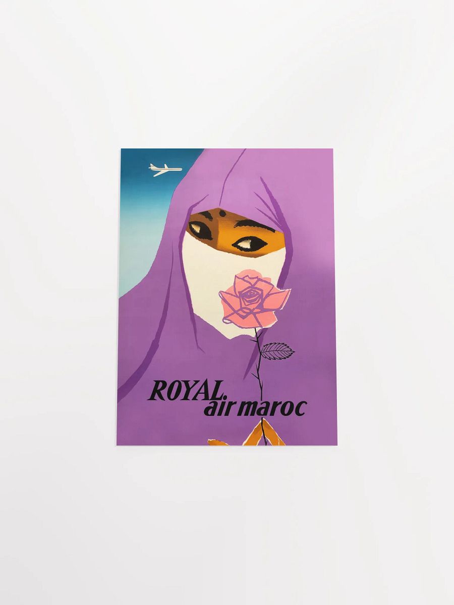 Morocco, Air Maroc, 1958 — retro travel poster, vintage travel print product image (10)