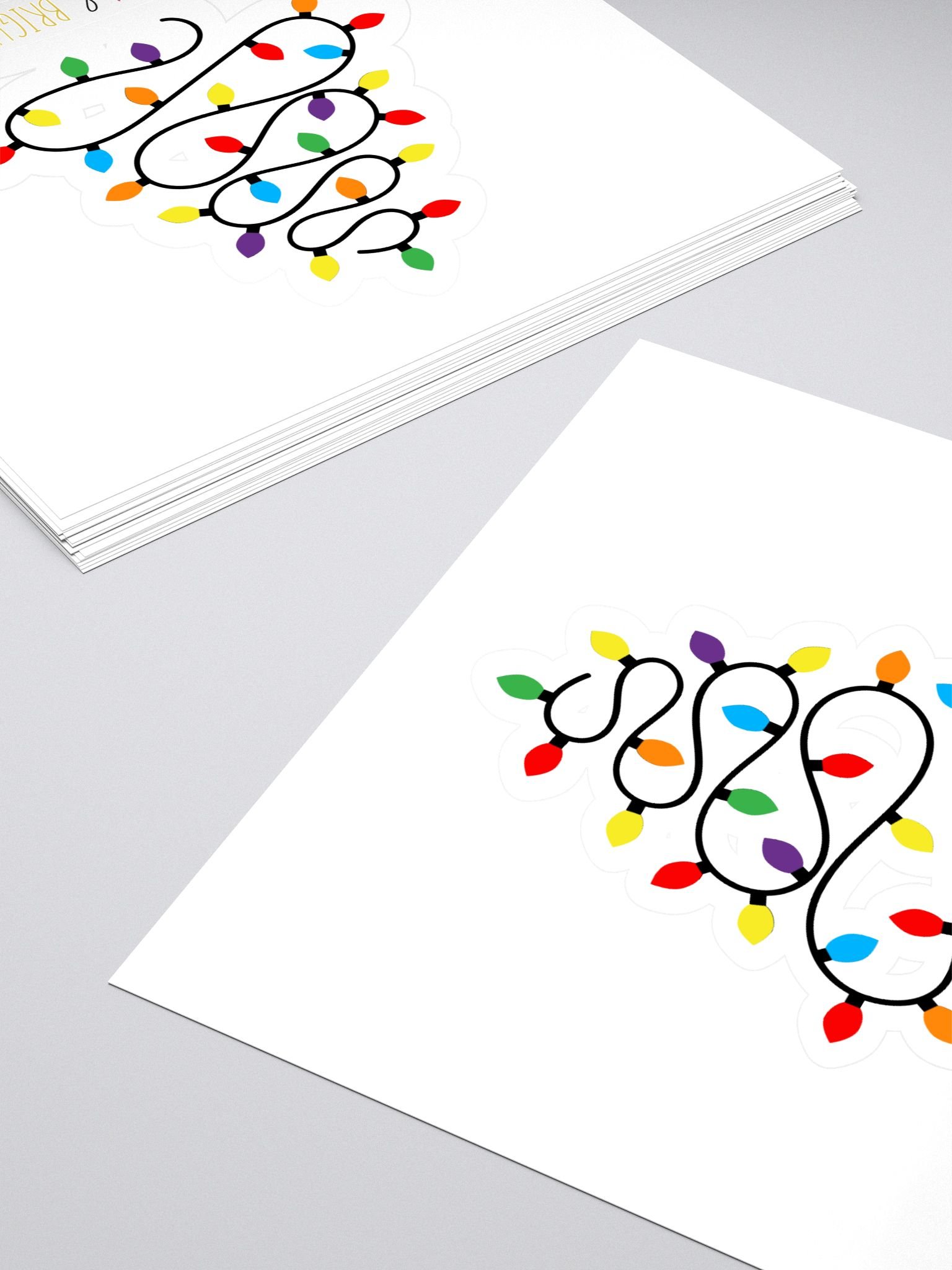 MERRY & BRIGHT Christmas Tree Sticker Set product image (4)