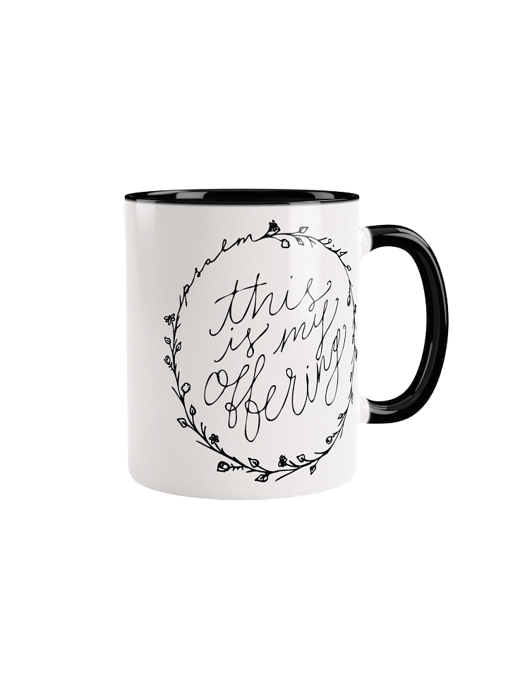 "this is my offering" Winter Mug product image (1)