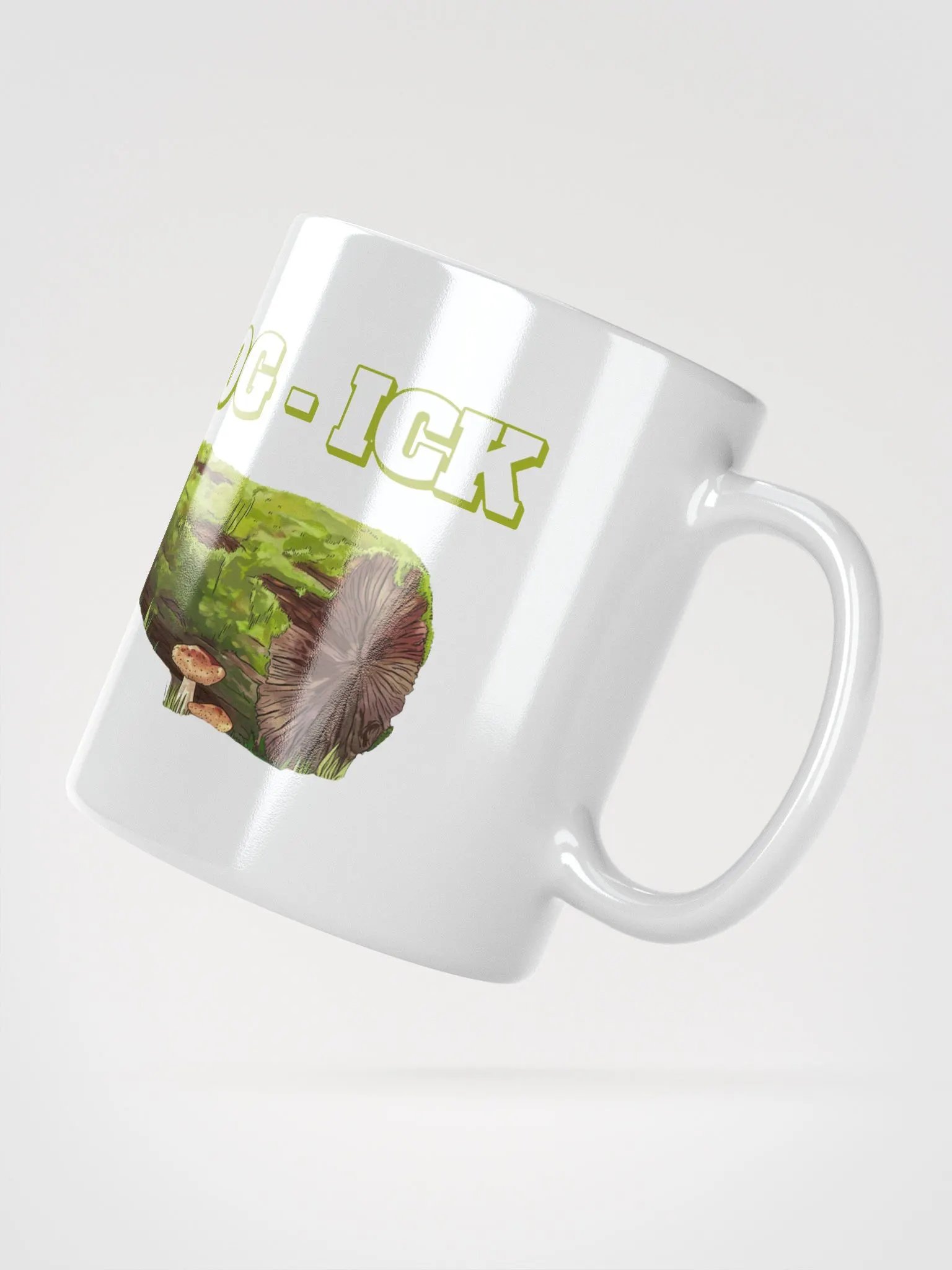 Log - Ick: Funny Play On Words White Coffee Mug product image (3)