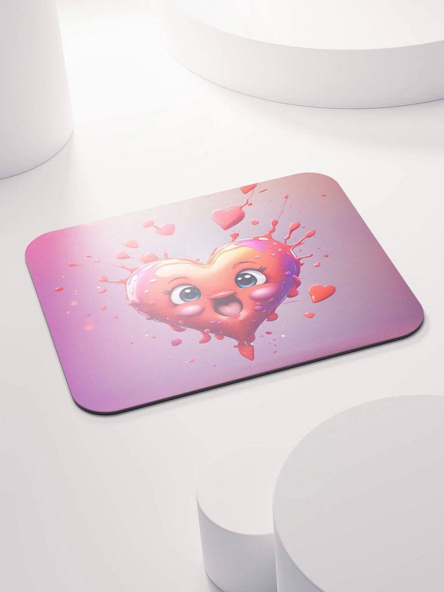 Cute Heart Mouse Pad product image (4)