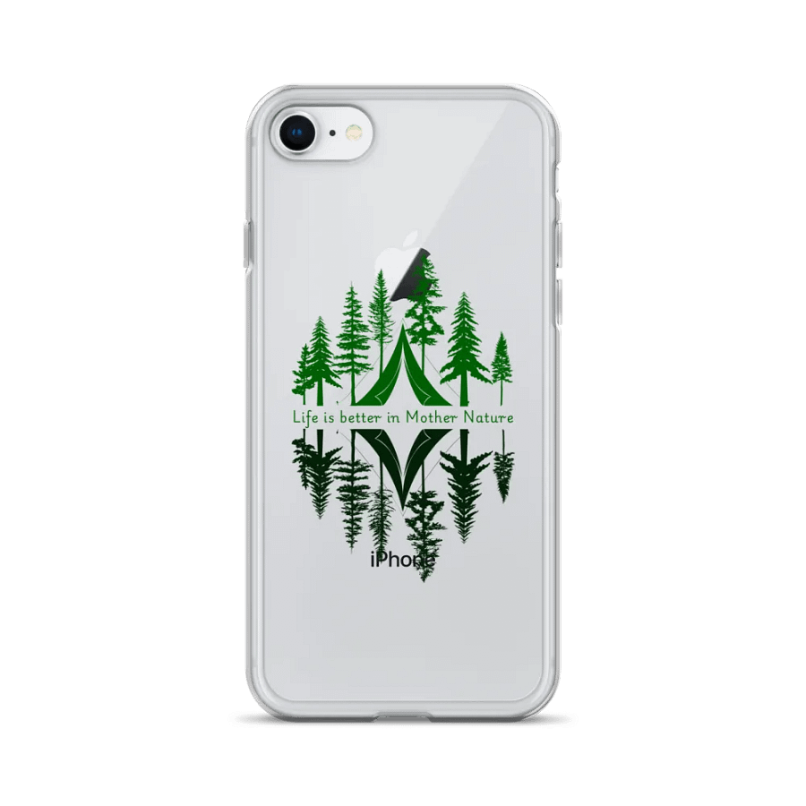 Life is better in Mother Nature Clear iPhone Case ( Side -Morning- ) product image (3)