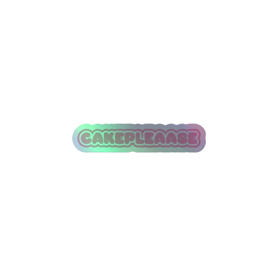 CakePleaase Holographic Sticker product image (1)