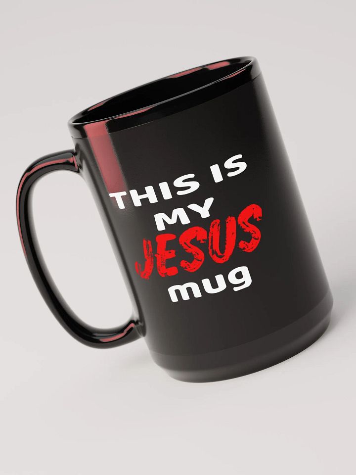 THIS IS MY JESUS BLACK MUG product image (1)