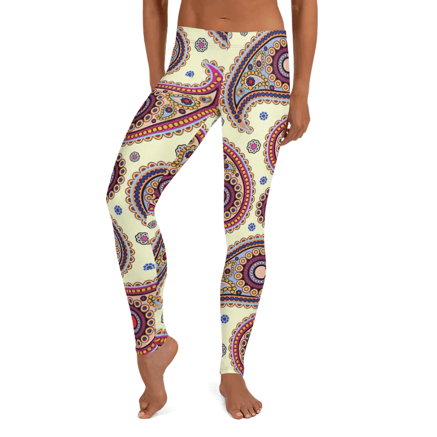 Vibrant Paisley Dreams Leggings product image (9)