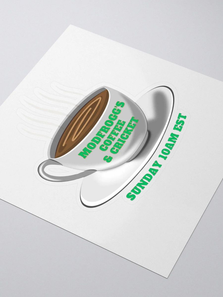 Coffee and Cricket Sticker product image (3)