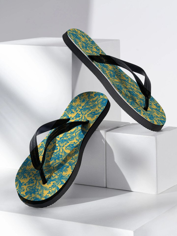 Fleur Royale | Unisex Flip-Flops product image (2)