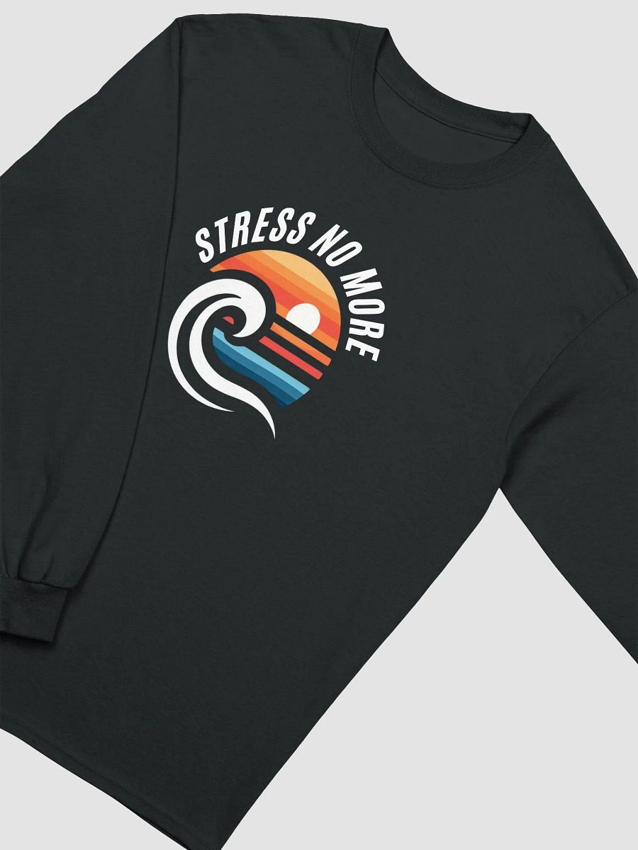 Sunset Wave Long Sleeve Tee | stress no more product image (25)