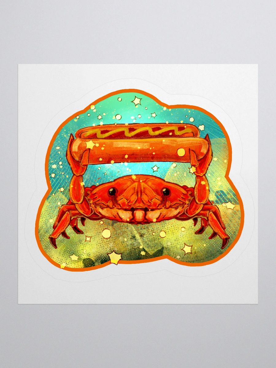 Glizzy Crab Sticker product image (1)