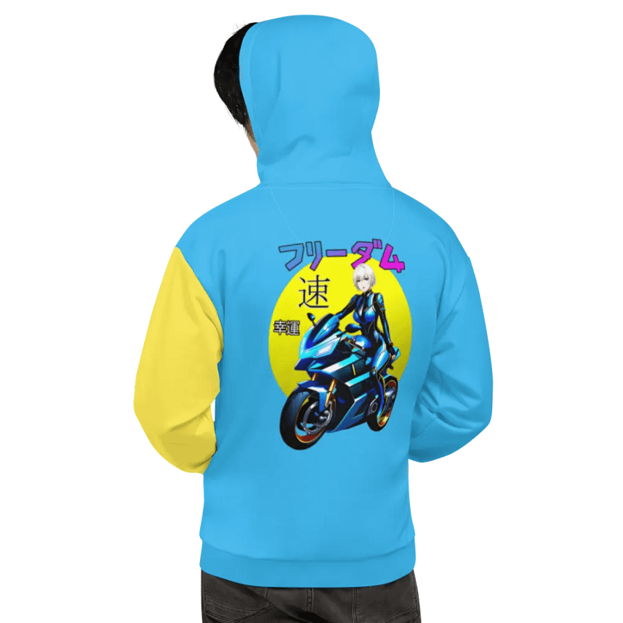 Biker Girl - Hoodie (Blue) product image (11)