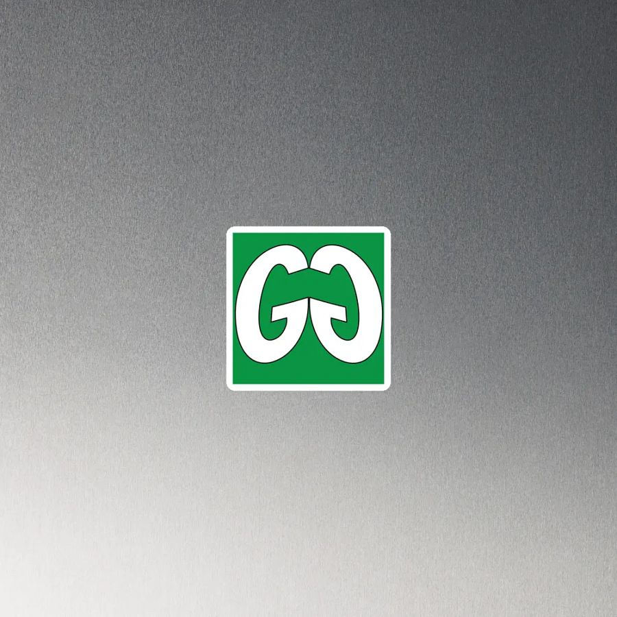 Green Magnet with White GG product image (2)