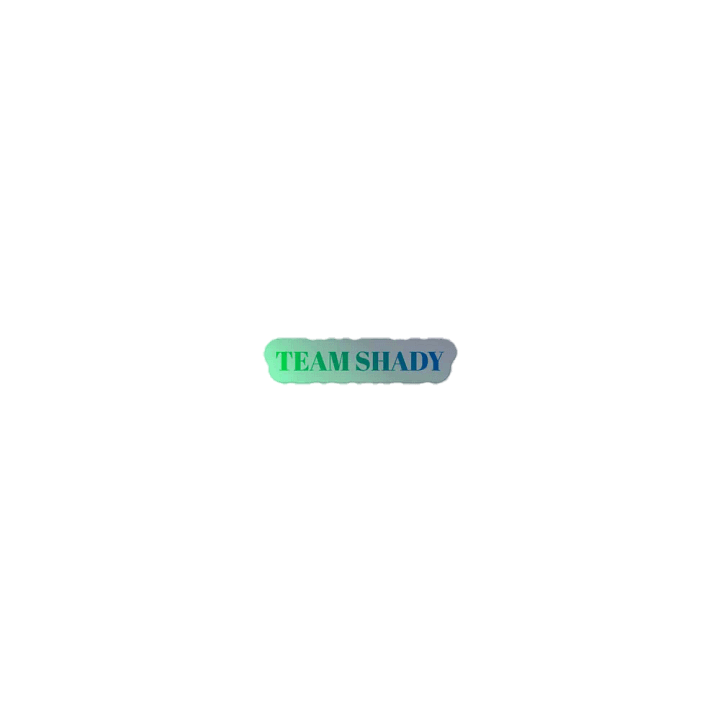 Team Shady Holographic Sticker product image (1)