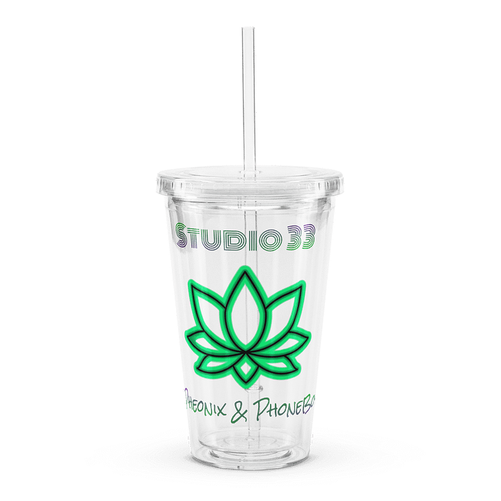 Studio 33 Clear Travel Cup w/Straw product image (1)
