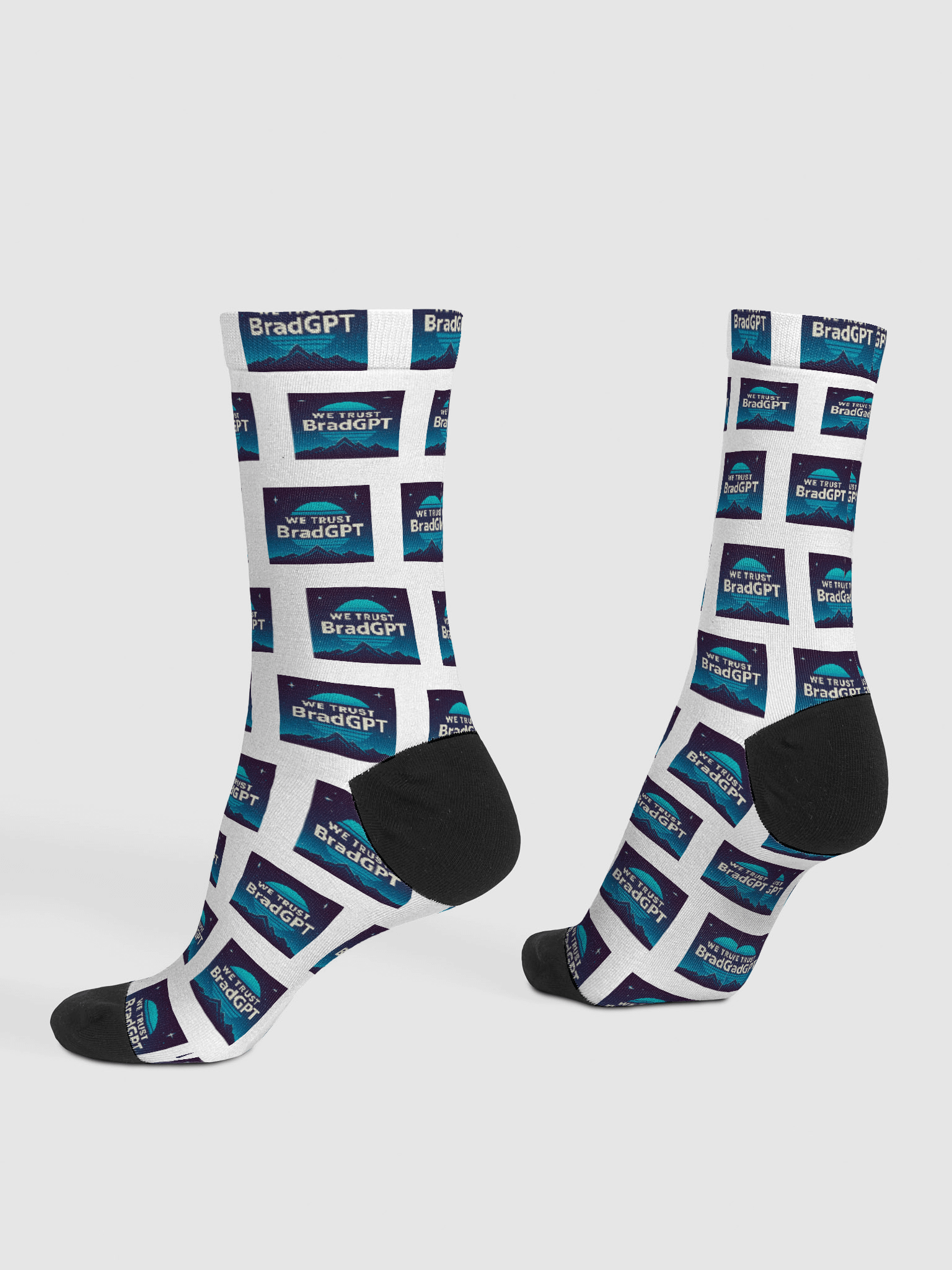 we trust BradGPT Crew Socks product image (4)