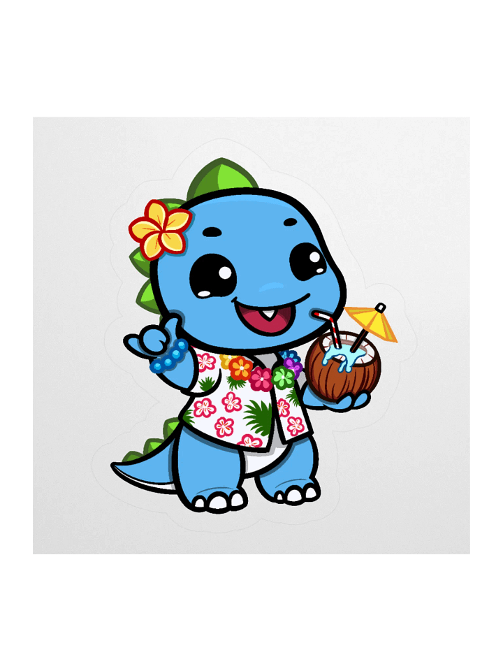 samooongi W Hawaiian Kooks Sticker product image (1)