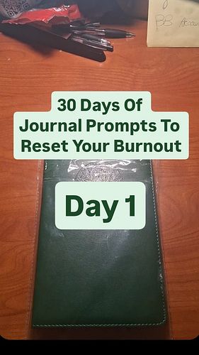 It took me a few hundred times of people telling me that journaling helps unlock your mind and frees up space for what you re...