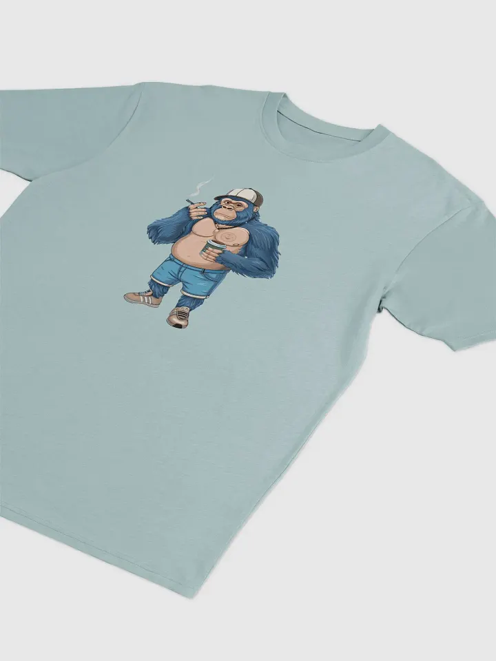 Blue Gorilla Cotton Heritage Men's Premium Heavyweight Tee product image (2)