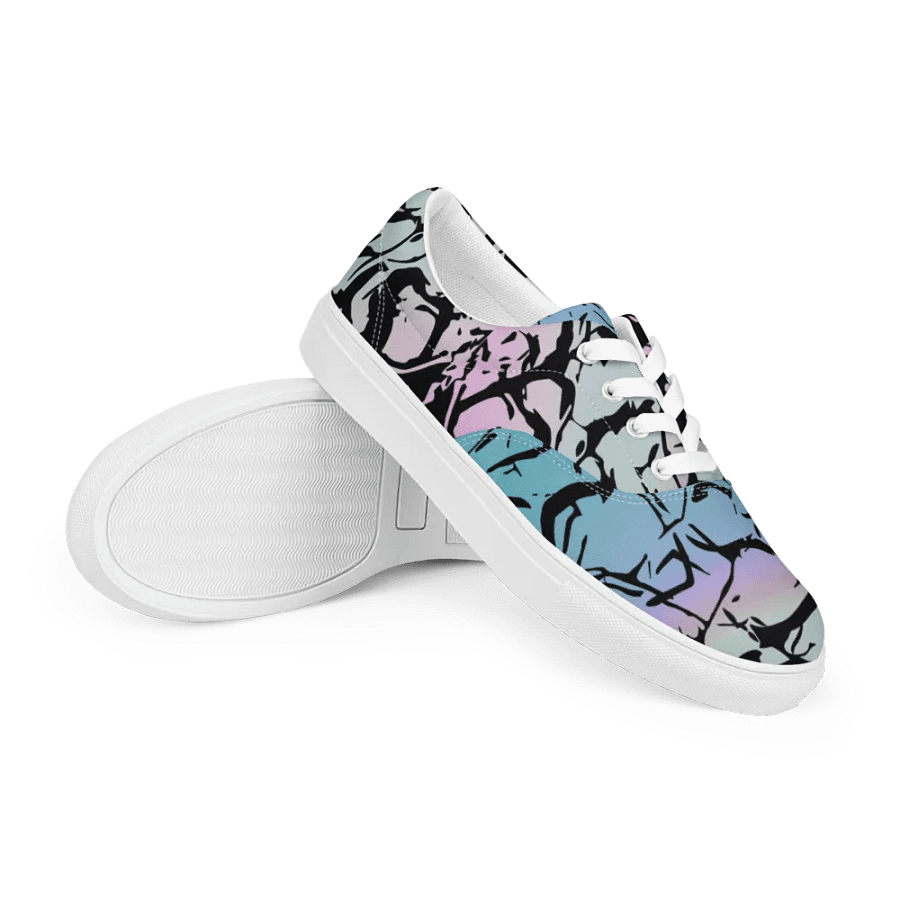Mix color Enigma/Women's Lace-Up Canvas Shoes by Allcolor product image (6)