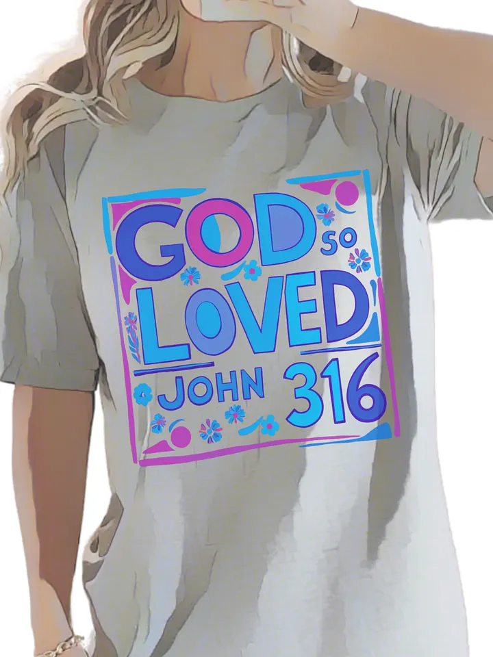 John 3:16 Easter Fauvism product image (6)