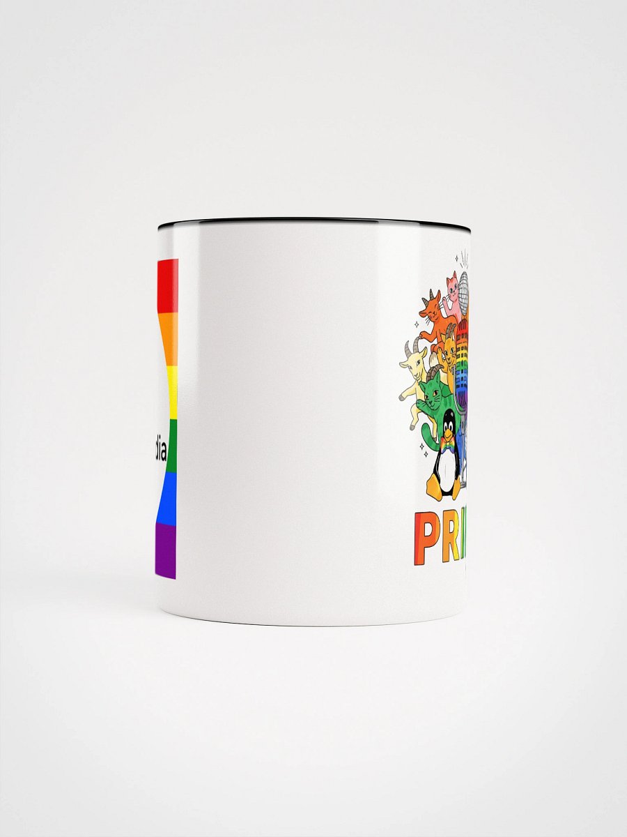 Pride 2025 Coffee Mug - White with Colored Handles product image (67)