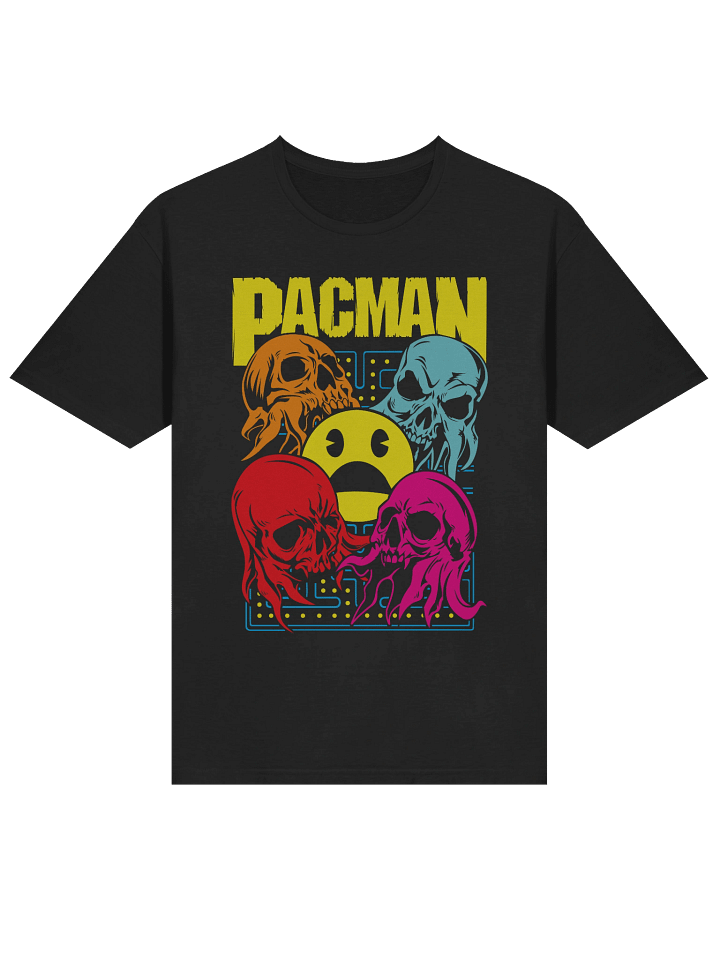 Pac-Man – Neon Skull Maze Frenzy – Gildan Softstyle T-Shirt product image (2)