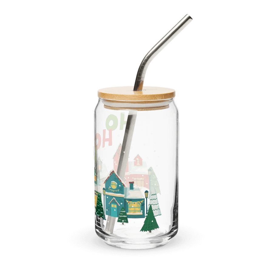 HO HO HO Can-Shaped Glassware product image (3)