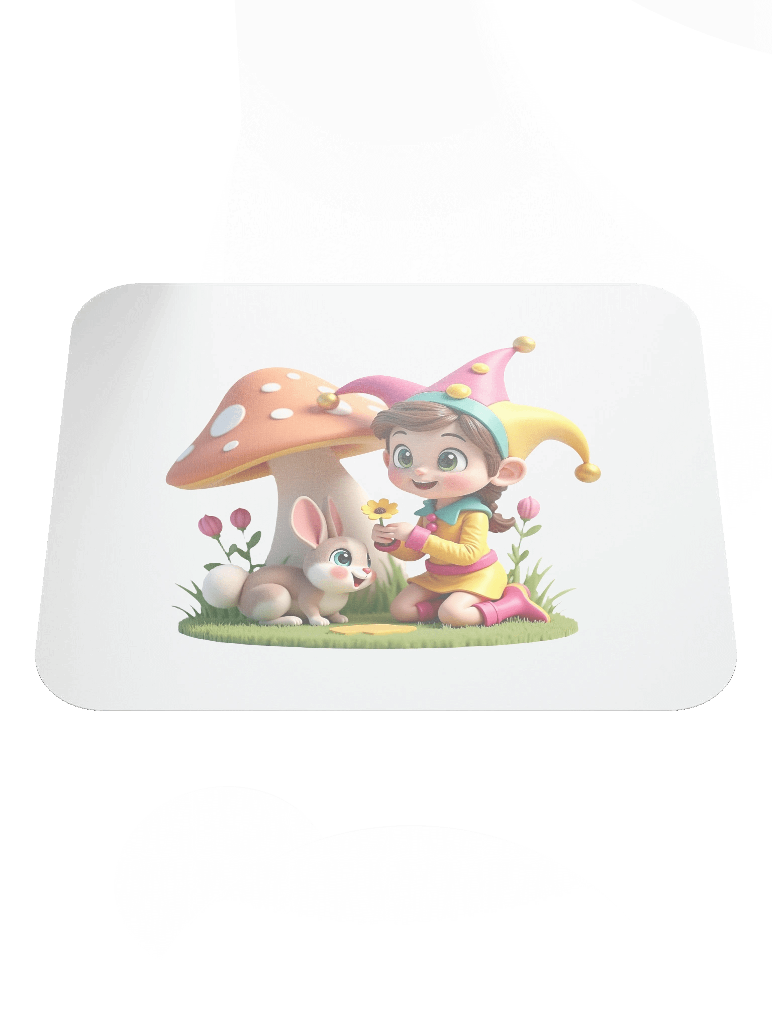 🐰 JessyJesty Bunny Classic Mouse Pad – Whimsical Joy for Your Workspace product image (1)
