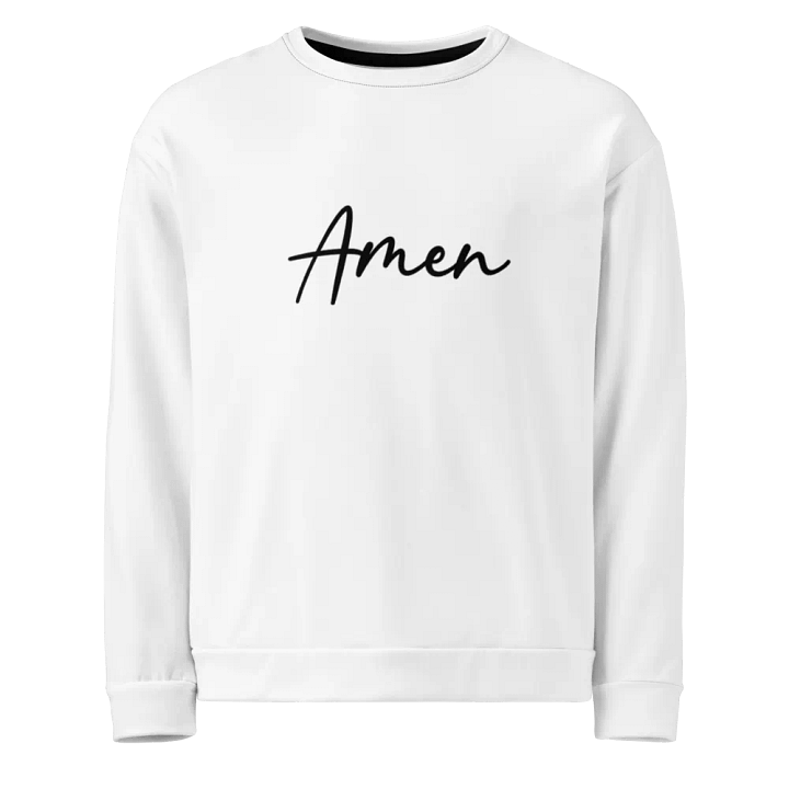 Amen Recycled Unisex Sweatshirt product image (1)
