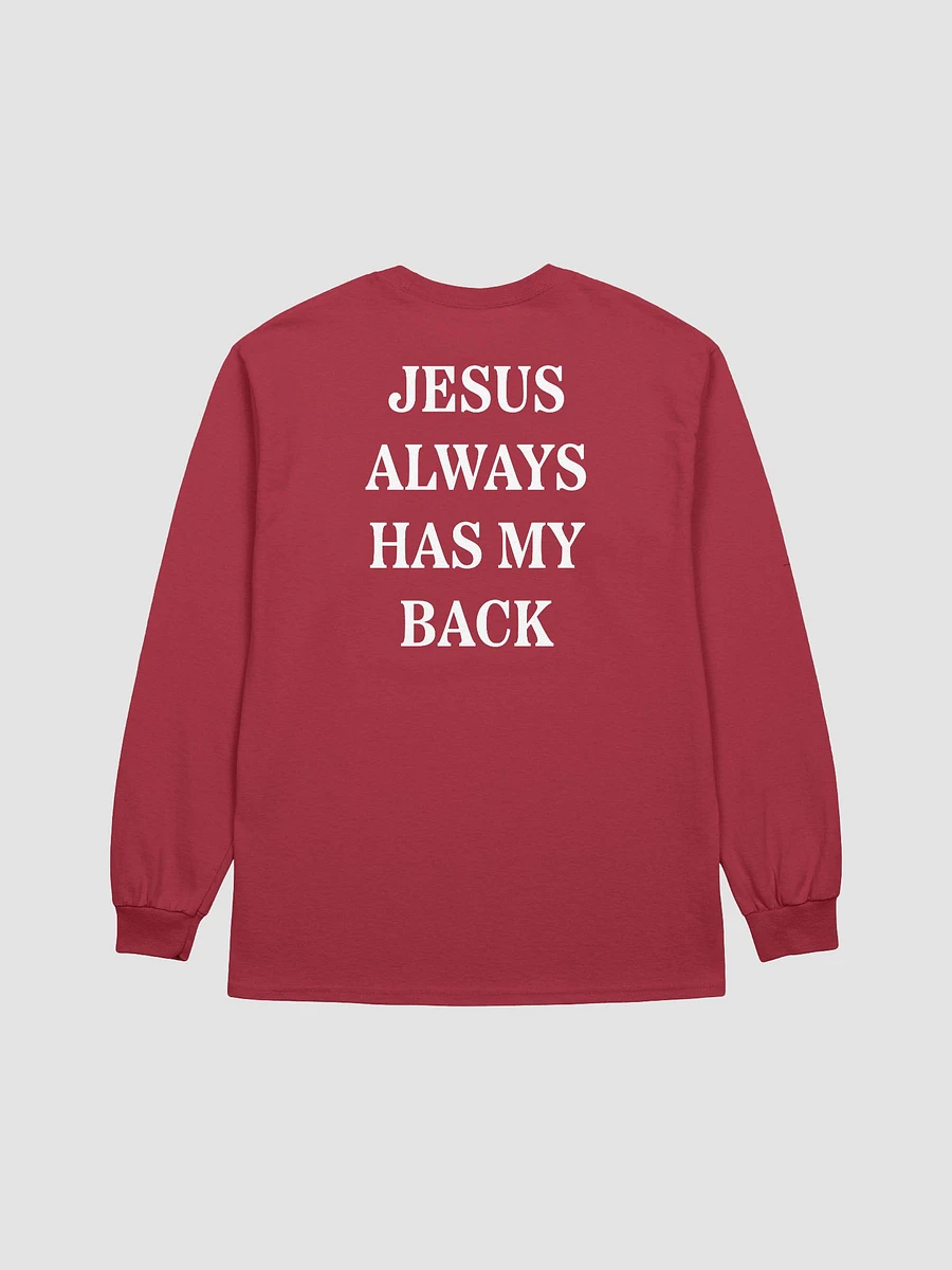 Jesus Always Has My Back - Longsleeve Color product image (9)