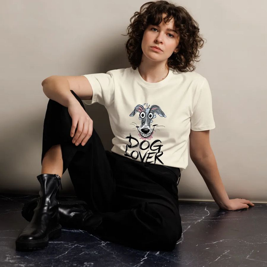 Playful Greyhound – Dog Lover AS Colour Unisex Premium T-Shirt product image (5)