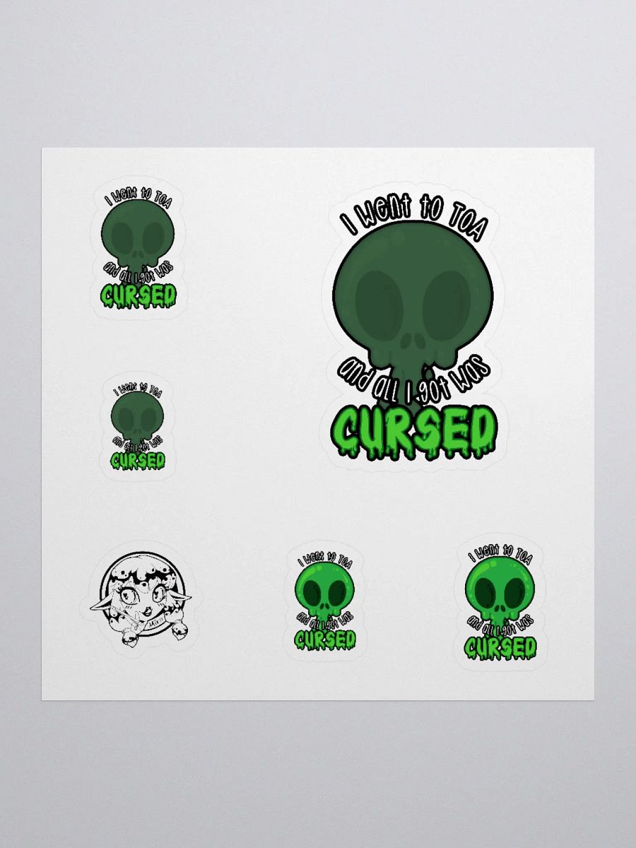 All I Got Was Cursed - Evoker - Sticker Sheet product image (1)