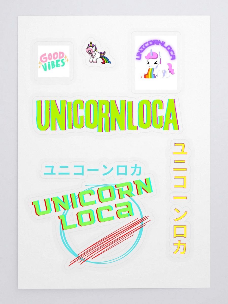 Unicorn Sticker Sheet product image (3)