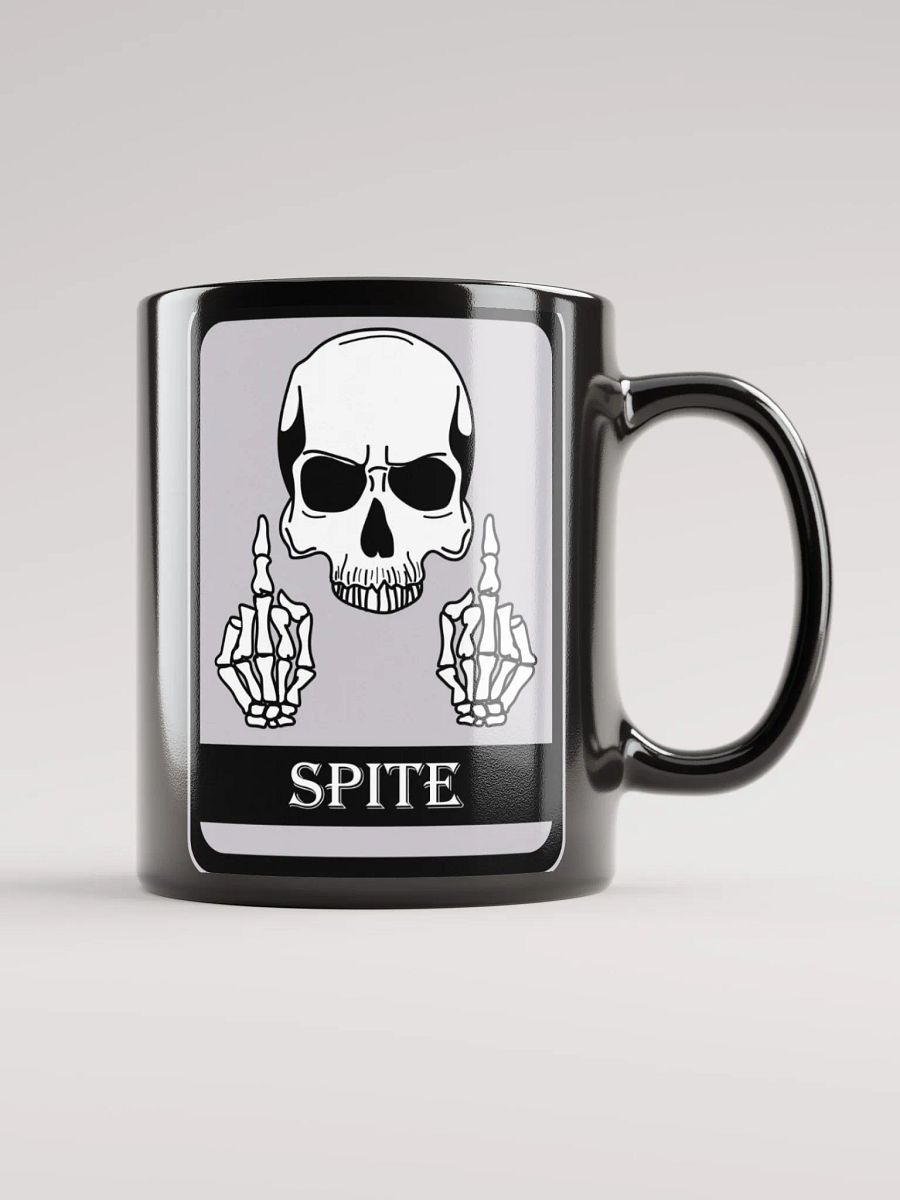 Black Living out of Spite Mug product image (6)