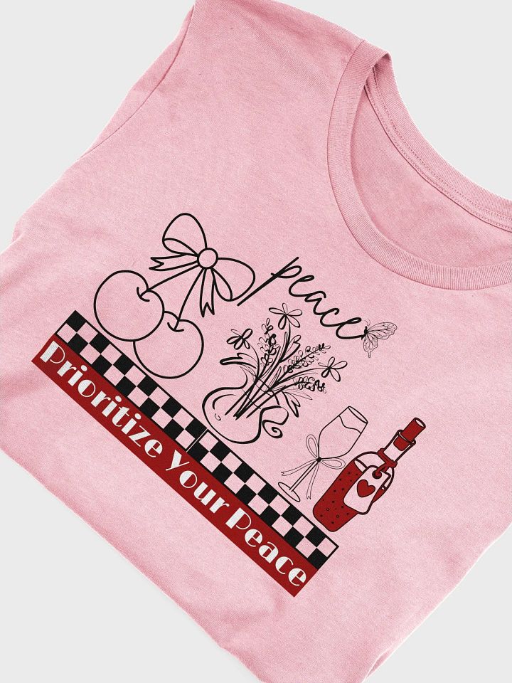 Prioritize Your Peace Self-love Reminder Light T-Shirt product image (1)