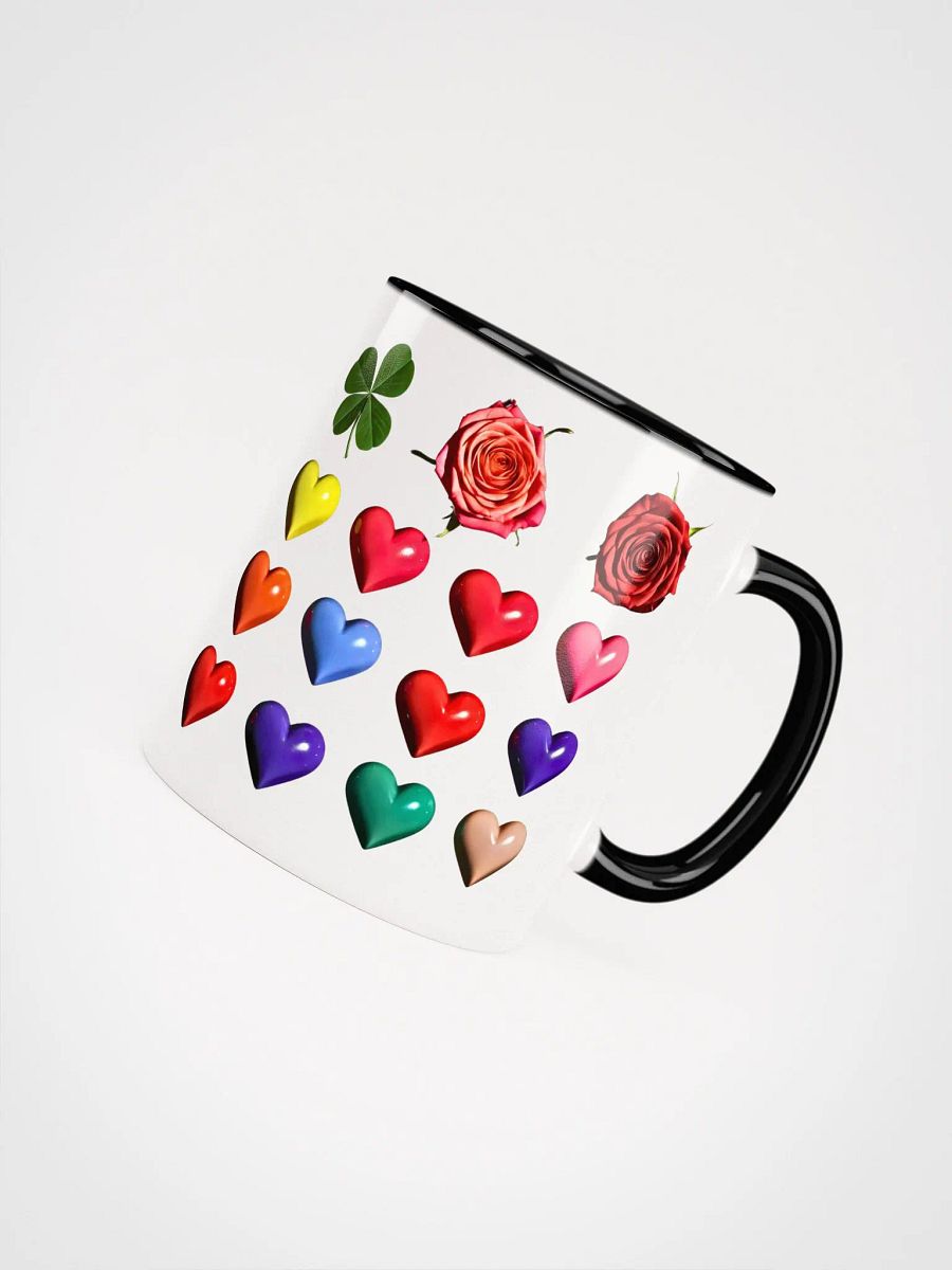 Colorful Heartfelt Roses Ceramic Mug product image (4)