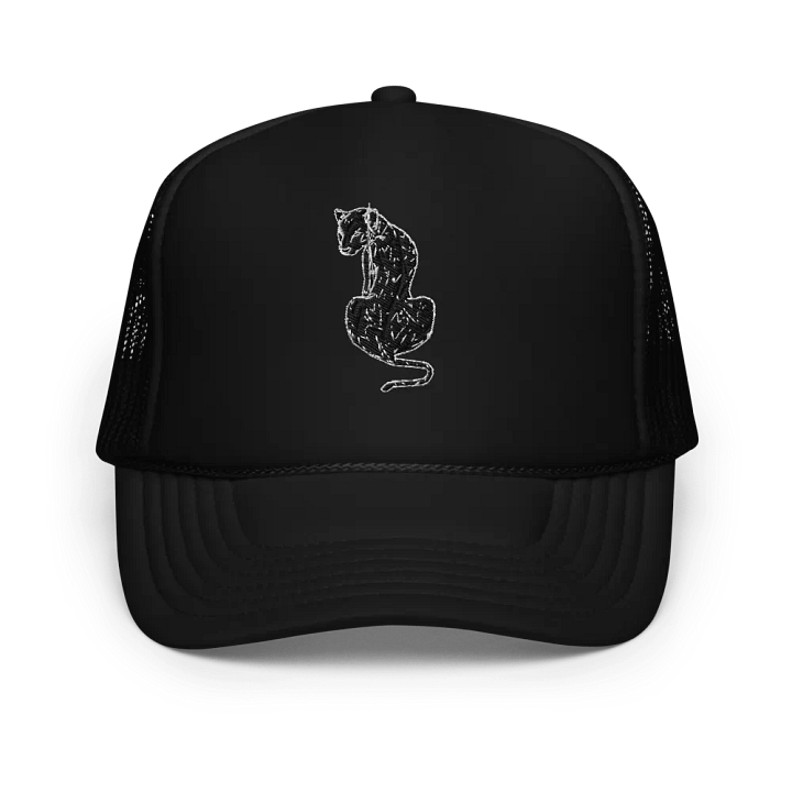 Twin Leopard (Black) Trucker Hat product image (1)